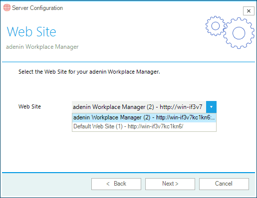 Select Website